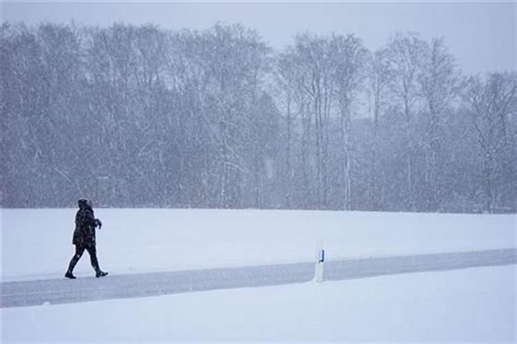 梦见死去的亲人下雪天骑自行车