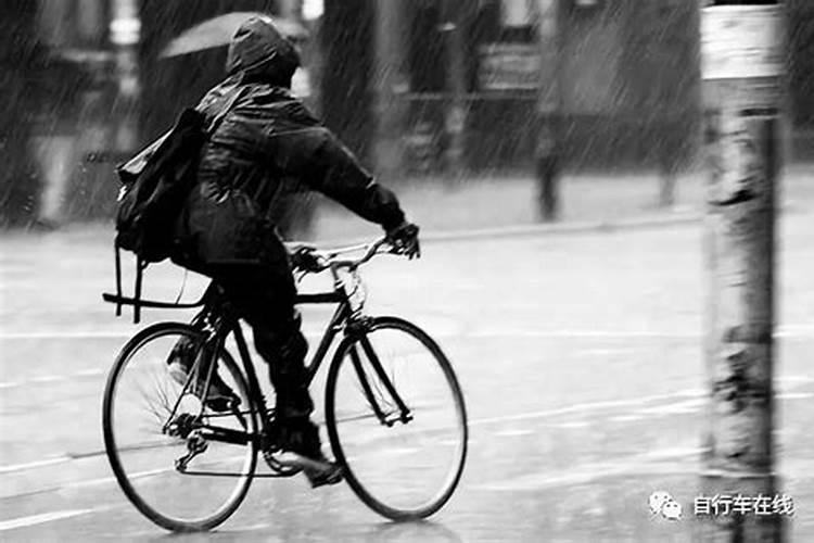 梦见下雨骑车道路不好走