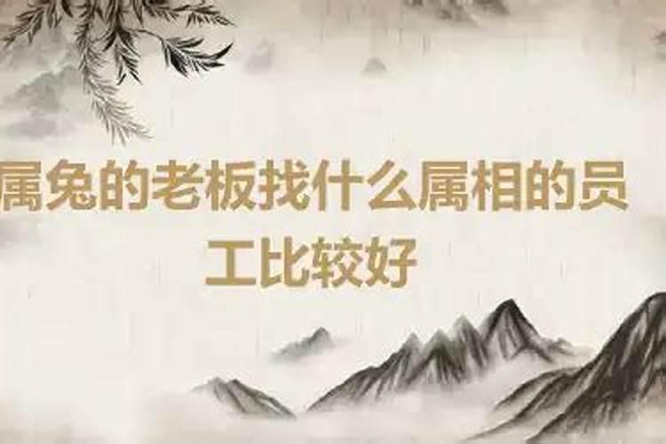 属兔的老板聘用属鼠的员工