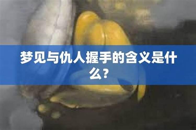 梦见仇人挡道是什么回事