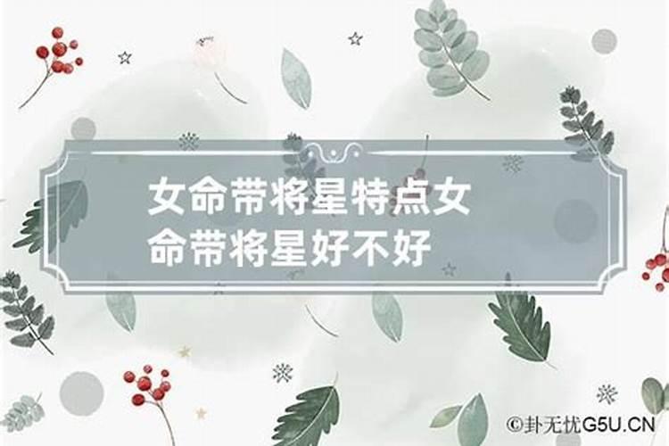 命理带将星