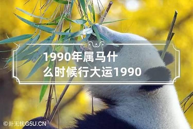 90年属马的人什么时候走大运