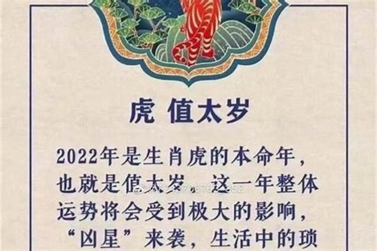 2022年虎年犯太岁是谁