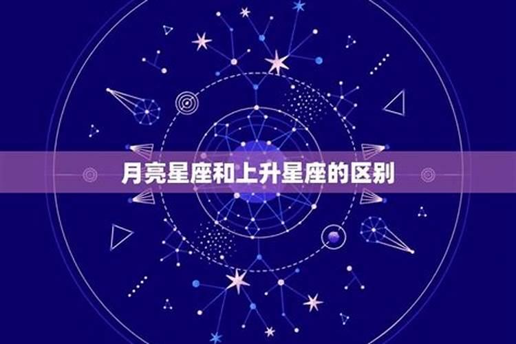 太阳月亮上升星座的区别