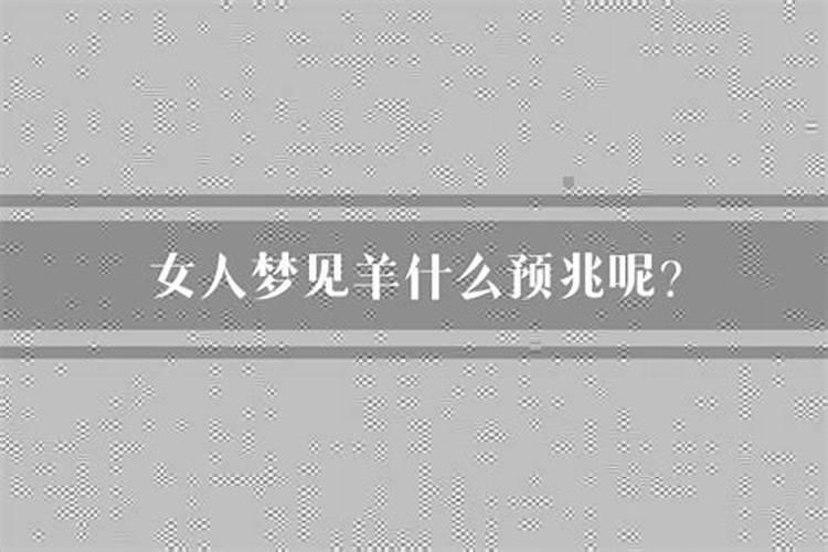 梦到羊和马是什么预兆解梦