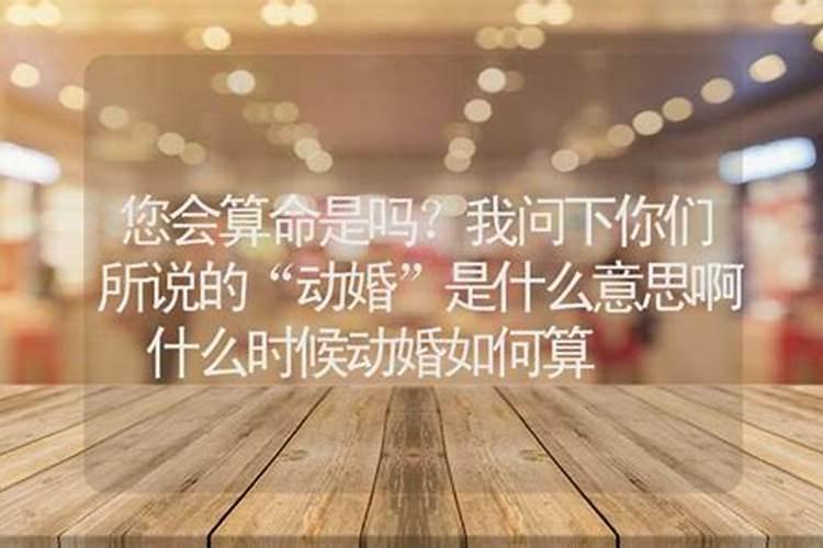 算命说占婚姻是什么意思啊