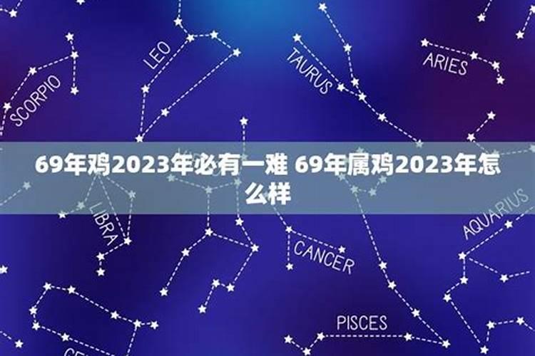 六九年属鸡2023年运程如何