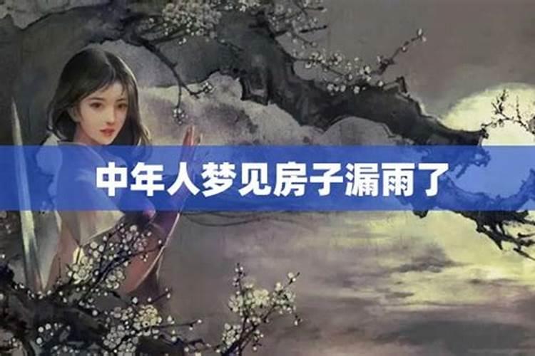 梦见婆婆房子漏雨房子坏了