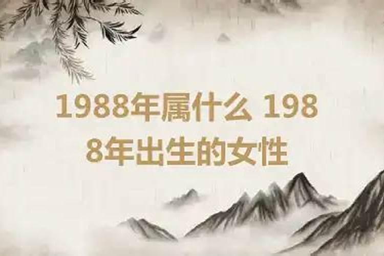 1988年出生什么命格最好