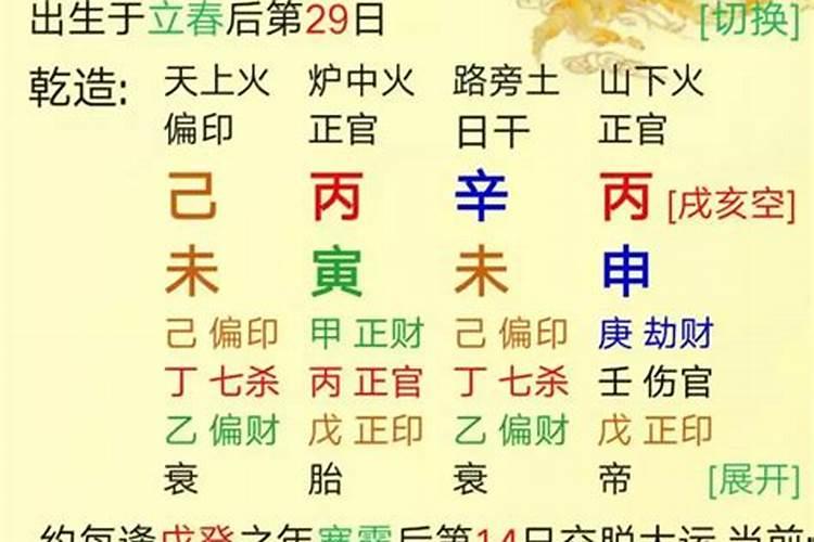 八字断结婚年