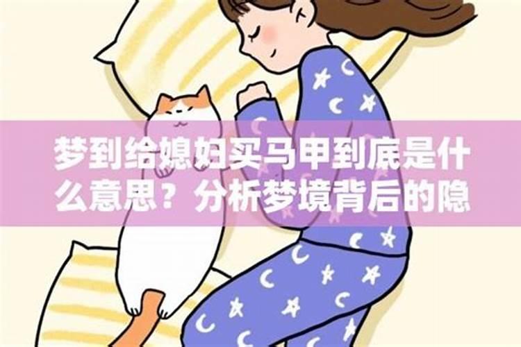 梦见自己买个马甲什么意思呀女